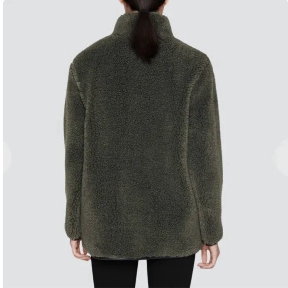 Anine bing Ryder faux fur jacket green - Picture 2 of 10